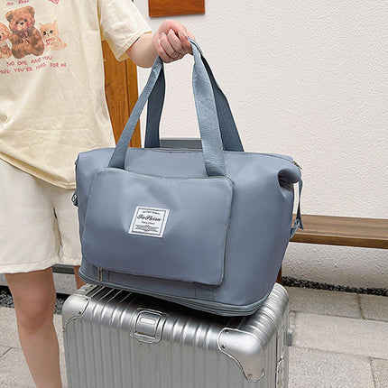 Large Capacity Travel Bag Foldable Luggage Tote Lightweight Storage Duffel Bag