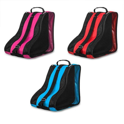 Rollerblading Ice Skate Carry Bag Adjustable Shoulder Strap for Children Adults - Aimall