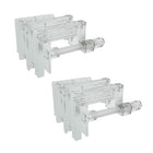 Acrylic Fish Tank Water Pipe Holder Right Angle Inlet Outlet Suction Clip Bracket