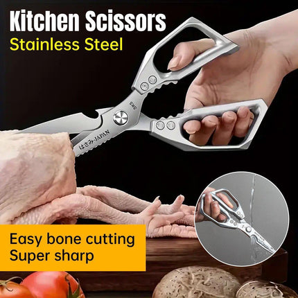 Stainless Steel Poultry Chicken Bone Scissors Kitchen Powerful Meat Cutter Tool
