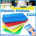 5pcs Plastic Fruit and Vegetable Tray for Storage and Organization in Kitchen