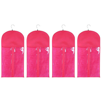 4pcs Non-Woven Wig Dust Bag Storage Covers for Hair Extensions Wig Protection
