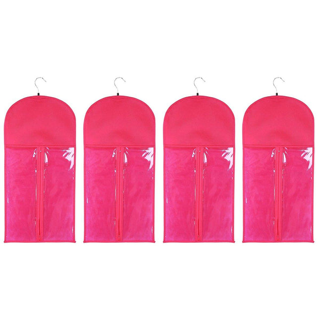 4pcs Non-Woven Wig Dust Bag Storage Covers for Hair Extensions Wig Protection