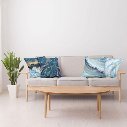 4PCS Home Printed Pillow Cases Decorative Cushion Covers Sofa Pillow Covers