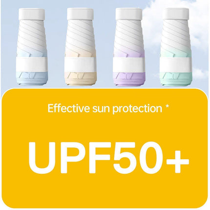 Mini Pocket Umbrella Anti-UV Sun/Rain Windproof 6 Folding Ultra Light Umbrella