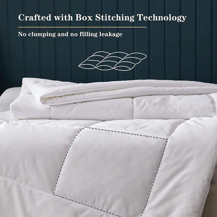 Luxury Hotel Quilt Core – Soft Microfiber Down Alternative Comforter for All Seasons