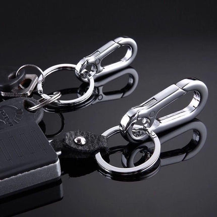 3PCS Clasp Clips Hook Alloy Key Ring Split Detachable Keychain Durable Diy - Aimall