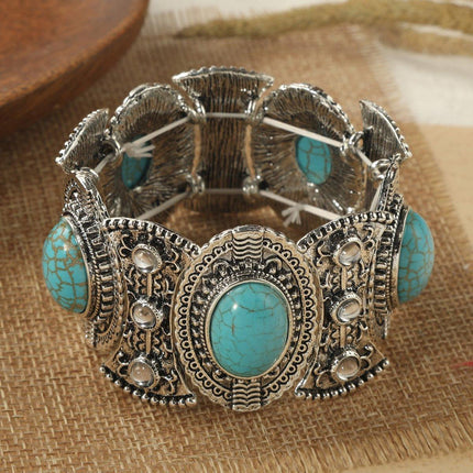 Turquoise Bracelet Adjustable Natural Stone Friendship Bracelets Gift