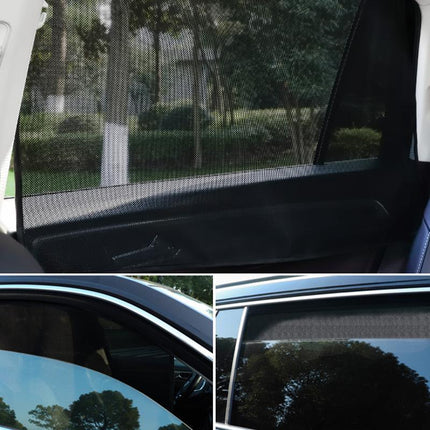 Magnetic Car Window Sun Shade UV Protection Front+Rear Side Window Curtain Cover - Aimall