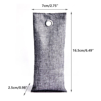 4pcs Bamboo Charcoal Deodorant Bags Activated Carbon Odor Absorber Linen Bags