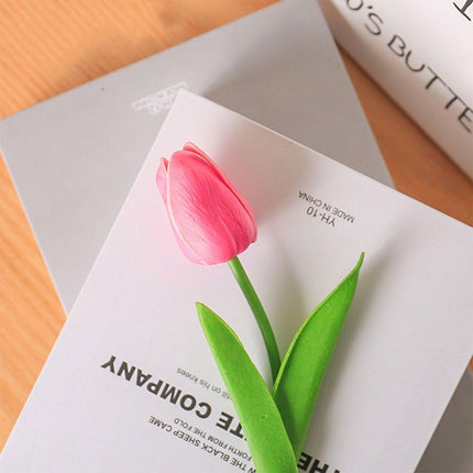 20PCS Real Touch Artificial Tulip Bouquet Fake Flowers for Home Wedding Decor