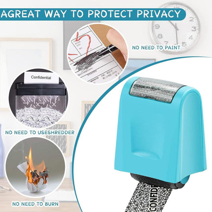 Garbled Code Security Seal Roller Personal Information Protection Privacy Tool