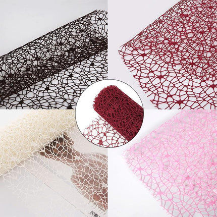 Chocolate wrapping paper rolls in four vibrant colors for flower and gift packaging