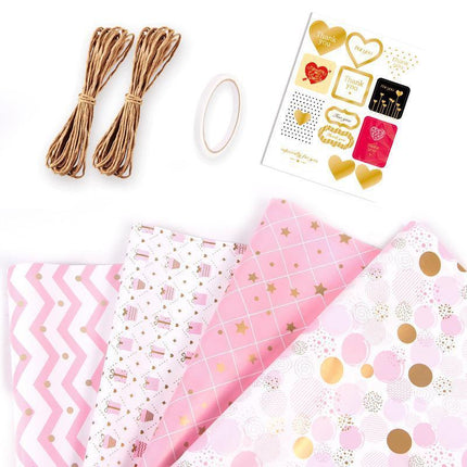 Valentines Day Birthday Wrapping Paper High Quality Coated Multiple Patterns