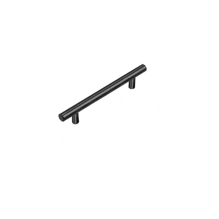 5PCS Black Kitchen Cabinet Door Handles Stainless Steel Door Drawer Pull T Bar - Aimall