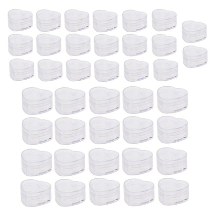 20pcs Heart Shaped Plastic Gift Packaging Boxes for Candy Jewelry and Favors