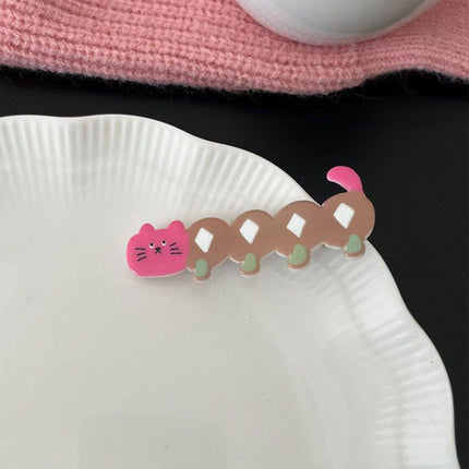 Cute Cartoon Animal Hair Clips Girls Duck Dog Cat Bang Clip Hair Accessories