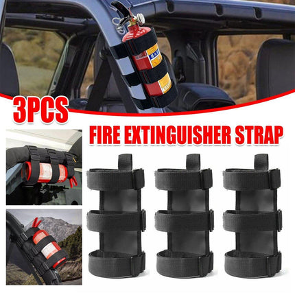 Auto Car Fire Extinguisher Mount Holder Strap Fixing Belt Car Fire Extinguisher