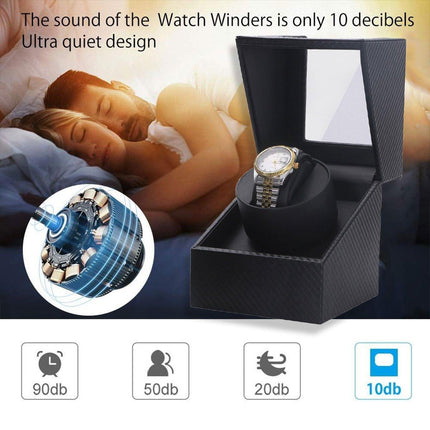 Automatic Watch Winder Box Mechanical Watch Rotator Anti-Magnetic Display Case