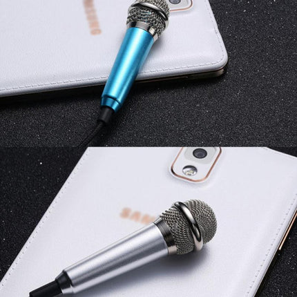 Mini Microphone Portable Vocal Instrument Mic for Mobile Phone Laptop Notebook - Aimall