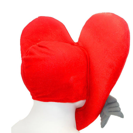 Cartoon Love Plush Head Cover Photo Props for Performance and Costume Accessory