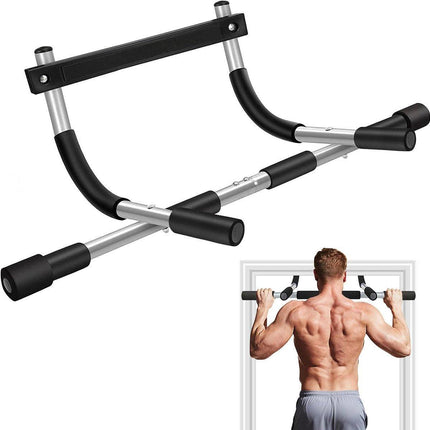 Adjustable Doorway Pull-Up Bar No Drill Home Fitness Equipment Indoor Workout