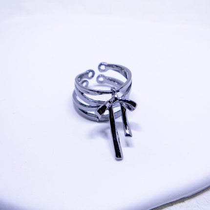 Adjustable Open Finger Ring Elegant Design Fashion Jewellery for Women Gifts