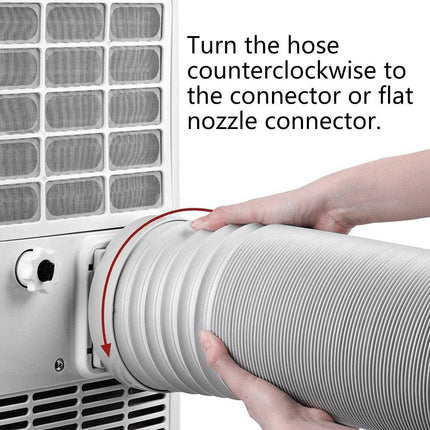 Portable Air Conditioner Exhaust Hose 13/15cm Extendable Vent Pipe PP Steel Wire