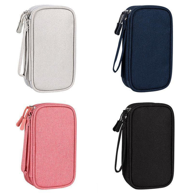 Electronic Accessories Cable Bag Organizer Travel Pouch Storage Cases Charger - Aimall