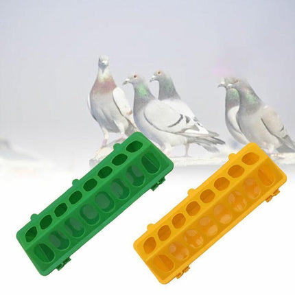 30cm Feeder Storage Trough Quail Drinker Plastic Wild Stable Chick Birds Pigeons - Aimall