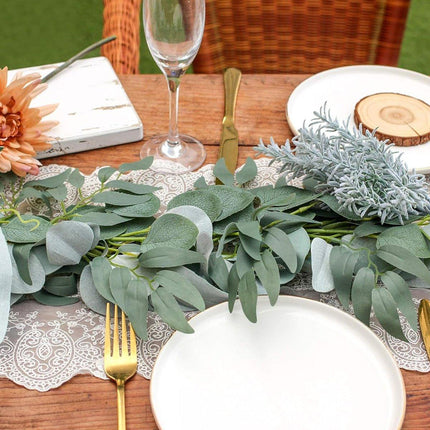 Artificial Eucalyptus Garland 2m Green Vine Fake Plant Home Decoration Rattan