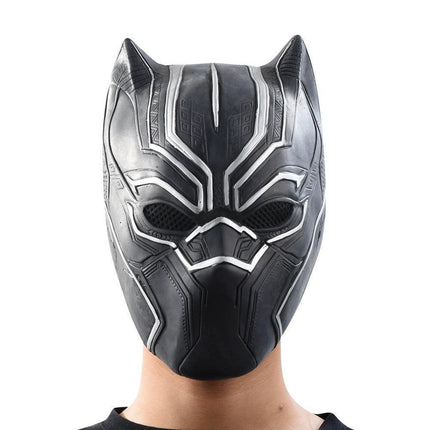 Black Cat Mask Latex Halloween Headgear