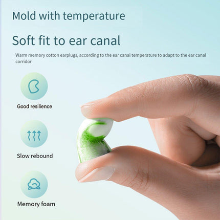 20PCS Noise Reducing Sleep Earplugs for Work and Study Waterproof Comfortable