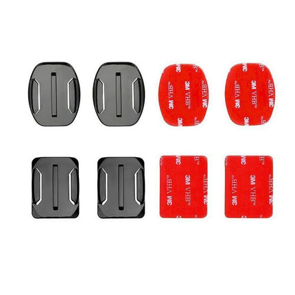 4PCS Flat Curved Mount Adhesive 3M Sticker For GoPro Hero 9 8 7 6 5 4 3 2 Camera - Aimall