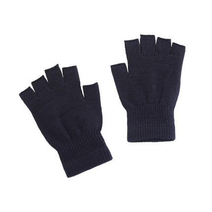 Winter Warm Fingerless Knit Gloves For Mobile Phone Touchscreen Use Elastic