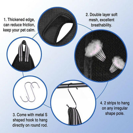 M Size Hammock Helper Pet Dog Cat Grooming Restraint Bags for Bathing Trimming Nail - Aimall