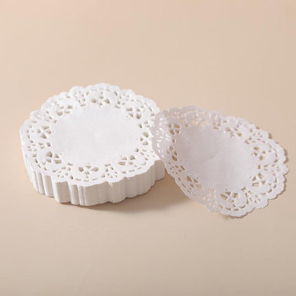 250pcs Baking Parchment Paper Flower Design Kitchen Oil Absorbing Cake Liners