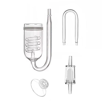 Aquarium Diffuser Glass Spiral Atomizer CO2 Reactor for Planted Tanks