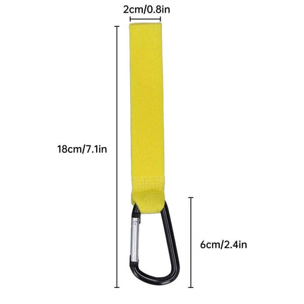 Velcro Stroller Hook for Debris Storage Anti-Loss Multi-Function Hanging Clip