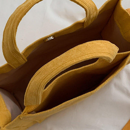 6 Colours Women Corduroy Small Square Shoulder Bag Fashion Crossbody Tote