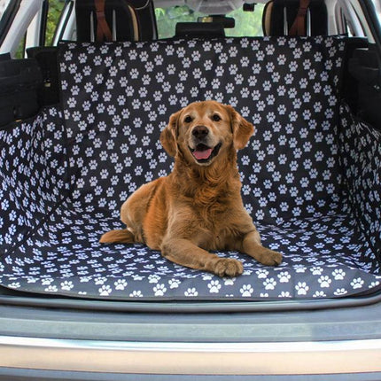 Pet Boot Car Seat Cover Hammock Nonslip Dog Puppy Cat Waterproof Rear Large - Aimall
