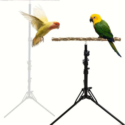 Parrot Activity Stand Pet Bird Stand with Stick Perch for Birds Play and Rest