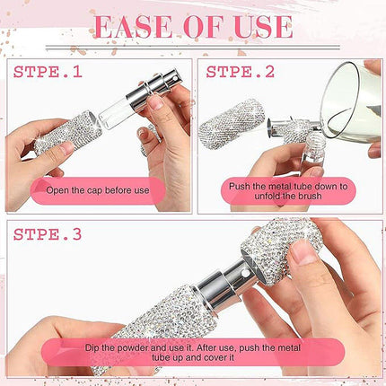 2pcs Travel Perfume Dispenser Refillable Spray Bottle Portable Sample Pack Tool