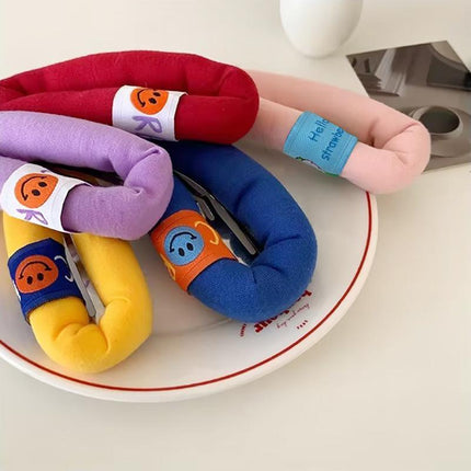 Hair Bangs Clips Cute Smiley Face Cartoon Women Barrette Headwear Accessories