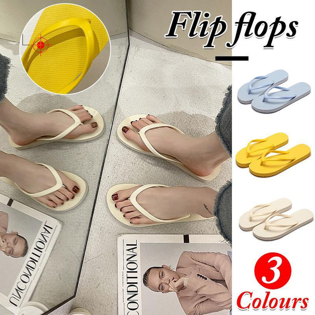 Slippers For Women Casual Fashion Bohemian Beach Shoes Flip Flops Flat Shoes - Aimall