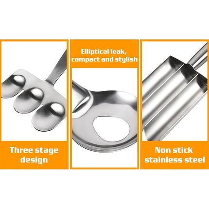 3PCS Stainless Steel Meatball Maker Fish Ball Mold Shrimp Slider Meat Tool