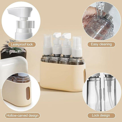 Mini Shampoo Dispenser Portable Travel Bottle SetTravel Bottles for Toiletries