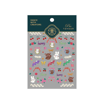 Chinese Style Nail Stickers Flower Decorations DIY Nail Stickers Nails Art - Aimall