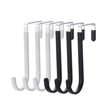 10PCS Adjustable Over the Door Hanger Hooks Organizer for Front and Back Doors