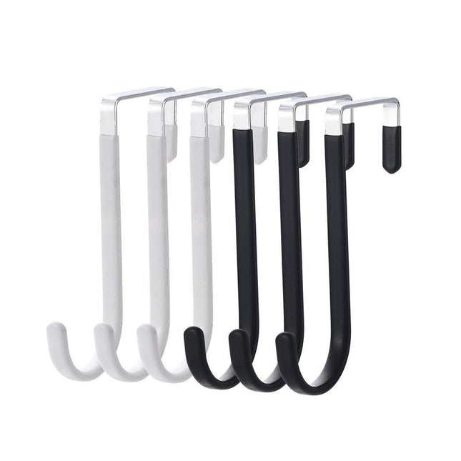 10PCS Adjustable Over the Door Hanger Hooks Organizer for Front and Back Doors